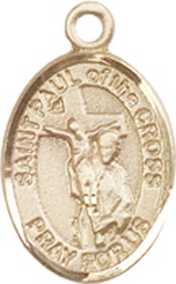[9318GF] 14kt Gold Filled Saint Paul of the Cross Medal
