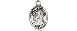 [9320SS] Sterling Silver Saint Christina the Astonishing Medal