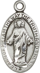 [4122SSS] Sterling Silver Scapular Medal