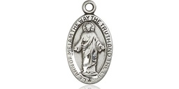 [4122SSS] Sterling Silver Scapular Medal