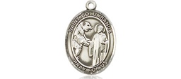 [9321SS] Sterling Silver Saint Columbanus Medal