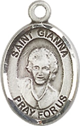 [9322SS] Sterling Silver Saint Gianna Medal