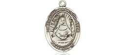 [9324SS] Sterling Silver Saint Edburga of Winchester Medal
