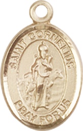 [9325GF] 14kt Gold Filled Saint Cornelius Medal