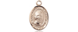[9327GF] 14kt Gold Filled Saint Hannibal Medal