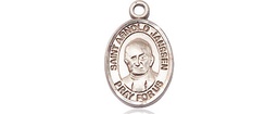 [9328SS] Sterling Silver Saint Arnold Janssen Medal