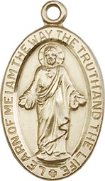 [4123SGF] 14kt Gold Filled Scapular Medal