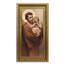 [HI-143-8040] St. Joseph Holding Crying Jesus 11 5/8"X19"