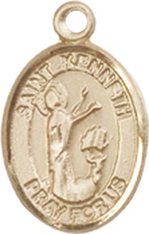 [9332GF] 14kt Gold Filled Saint Kenneth Medal