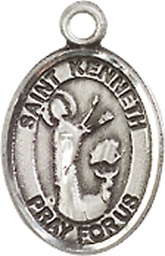 [9332SS] Sterling Silver Saint Kenneth Medal