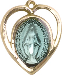 [4125EGF] 14kt Gold Filled Miraculous Medal