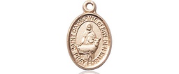 [9336GF] 14kt Gold Filled Saint Catherine of Sweden Medal