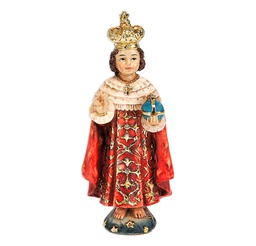 [HI-1735-107] 4&quot; Cold Cast Resin Hand Painted Statue of Infant of Praque 