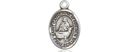 [9336SS] Sterling Silver Saint Catherine of Sweden Medal