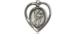 [4127SS] Sterling Silver Saint Christopher Medal