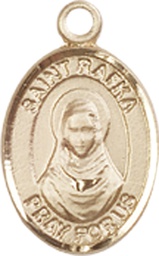 [9338GF] 14kt Gold Filled Saint Rafka Medal