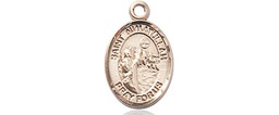 [9339GF] 14kt Gold Filled Saint Nimatullah Medal