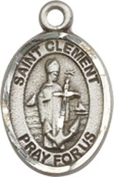 [9340SS] Sterling Silver Saint Clement Medal