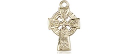 [4133GFY] 14kt Gold Filled Celtic Cross Medal