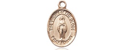 [9345GF] 14kt Gold Filled Virgin of the Globe Medal