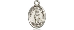 [9345SS] Sterling Silver Virgin of the Globe Medal