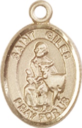 [9349GF] 14kt Gold Filled Saint Giles Medal