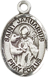 [9351SS] Sterling Silver Saint Januarius Medal