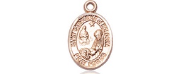 [9354GF] 14kt Gold Filled Saint Catherine of Bologna Medal
