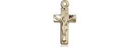 [4134GF] 14kt Gold Filled Crucifix Medal