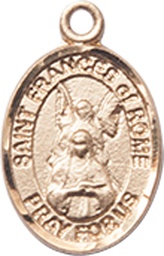 [9365GF] 14kt Gold Filled Saint Frances of Rome Medal