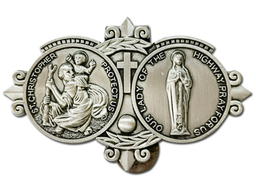 [MX31152] Auto Visor Clip – St. Christopher/Our Lady of the Highway