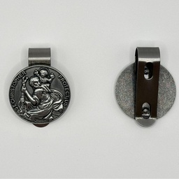 [MX24129] Auto Visor Clip – St. Christopher