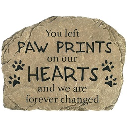 [13051] Paw Prints Garden Stone