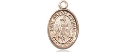 [9372GF] 14kt Gold Filled Saint Juliana Medal