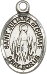 [9372SS] Sterling Silver Saint Juliana Medal