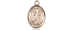 [9377GF] 14kt Gold Filled Saint Rocco Medal