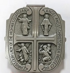 [MX24464] Auto Visor Clip – Jesus/Mary/Angel/Christopher