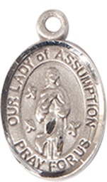 [9388SS] Sterling Silver Our Lady of Assumption Medal