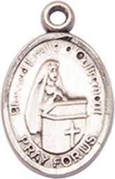 [9390SS] Sterling Silver Blessed Emilee Doultremont Medal