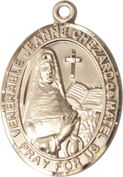 [7401KT] 14kt Gold Jeanne Chezard de Matel Medal