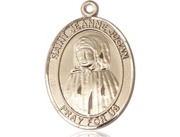 [7409KT] 14kt Gold Blessed Jeannie Jugan Medal