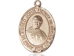 [7423KT] 14kt Gold Blessed John Henry Newman Medal