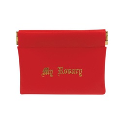 [HI-1667-08] Red Snap Rosary Case My Rosary