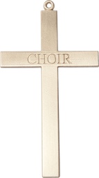 [5959KT] 14kt Gold Choir Cross Medal