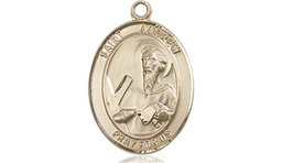 [8000KT] 14kt Gold Saint Andrew the Apostle Medal