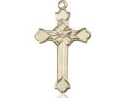 [6002KT] 14kt Gold Cross Medal