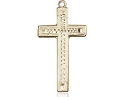 [6003KT] 14kt Gold Cross Medal