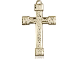 [6004KT] 14kt Gold Cross Medal