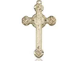 [6006KT] 14kt Gold Cross Medal