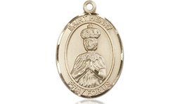 [8046KT] 14kt Gold Saint Henry II Medal